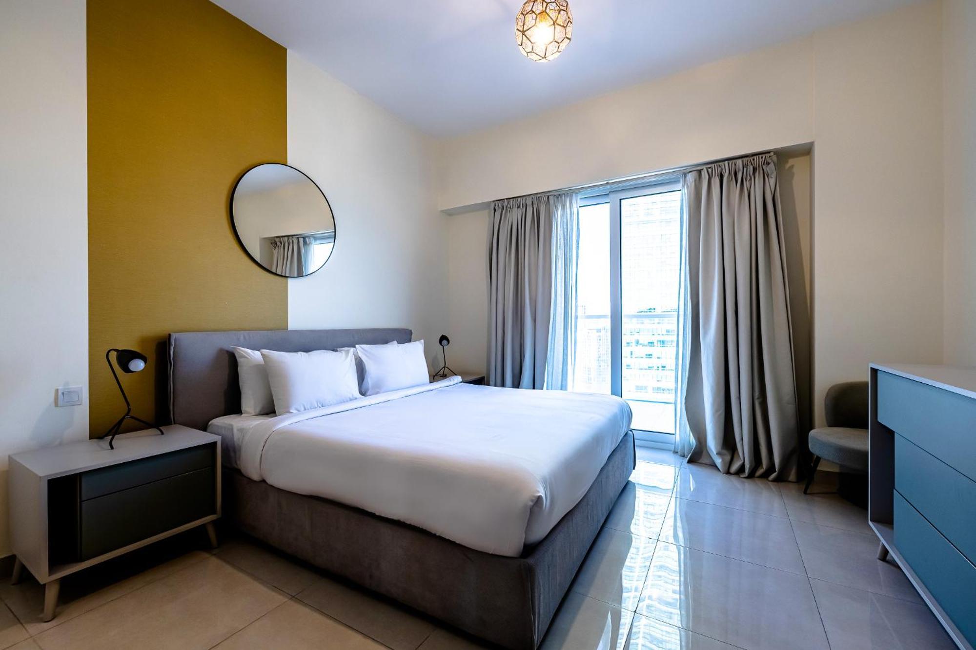 Appartement Unlock Metropolis Business Bay à Dubaï Chambre photo